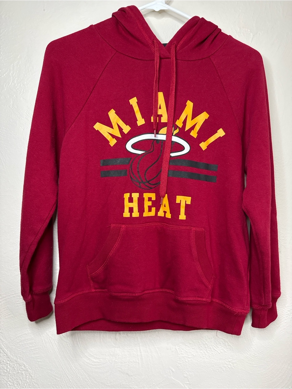 NBA Miami Heat Hoodie Red Size Small